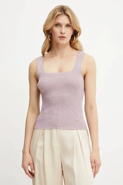 Top s příměsí lnu Twinset