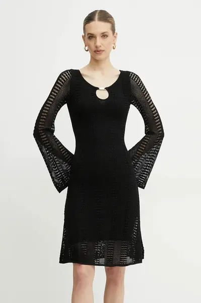 Šaty Marciano Guess EMMA černá barva, mini, 5GGK46 5869Z