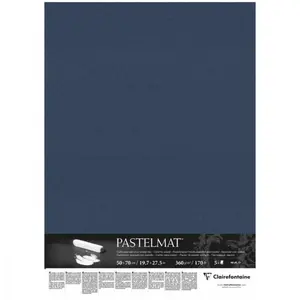 Papír pro pastel Pastelmat 50x70cm 360g dark blue - 5ks v balení