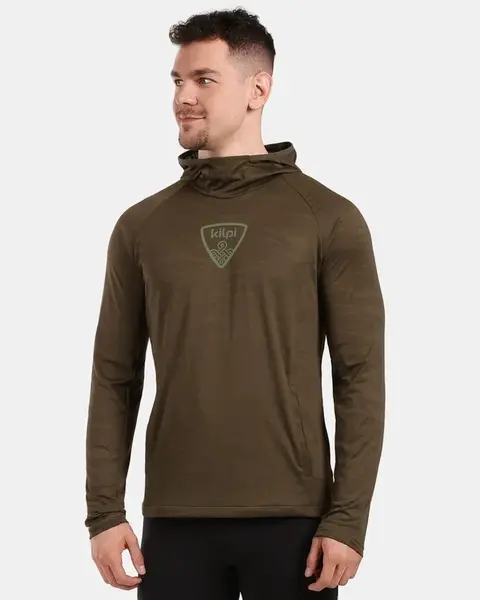 Pánská běžecká a funkční mikina kilpi aileen-m khaki xl