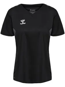 Hummel Funkčné tričko 'Authentic'  sivá / čierna / biela