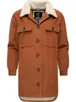 Ragwear Prechodná bunda 'Kyoka'  hnedá / biela