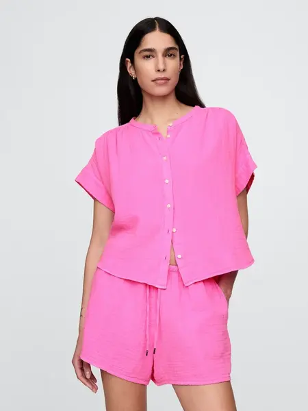 GAP Mušelínová oversize košile - Dámské