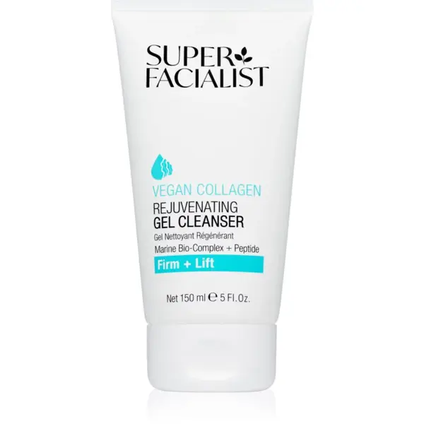 Super Facialist Vegan Collagen hloubkově čisticí gel pro zpevnění pleti 150 ml