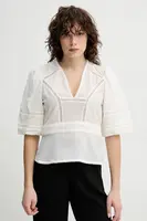 Halenka MUNTHE FLORISE dámská, béžová barva, 251100225129