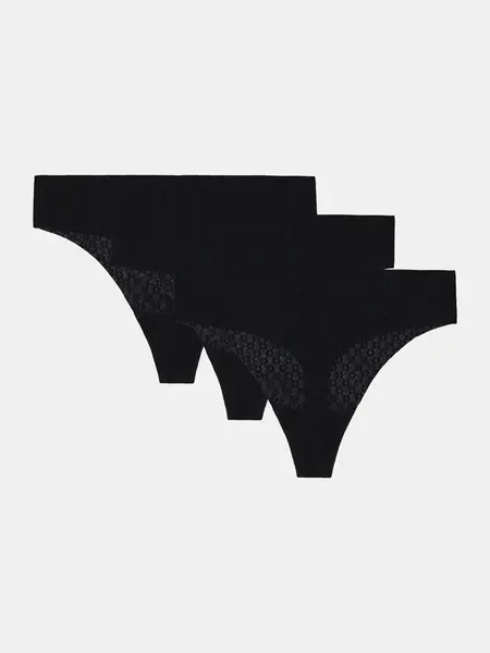 Dámské tanga Under Armour UA Pure Stretch Mesh THONG - 3pk - Dámské
