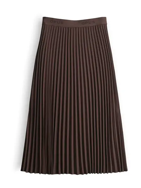 OPUS Sukňa 'Ronti'  tmavohnedá