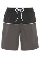 s.Oliver Plavecké šortky  sivá / čierna / biela