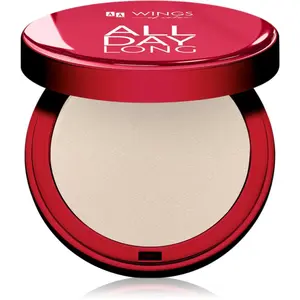 AA Wings of Color All Day Long Pressed Setting Powder kompaktný púder s matným efektom odtieň 01 Light-Natural 9 g