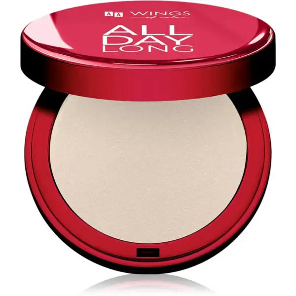 AA Wings of Color All Day Long Pressed Setting Powder kompaktný púder s matným efektom odtieň 01 Light-Natural 9 g