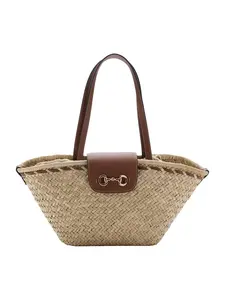 MANGO Shopper 'CIES'  béžová / hnedá