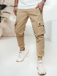 Pánske cargo nohavice khaki