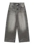 Bershka Džínsy  sivý denim