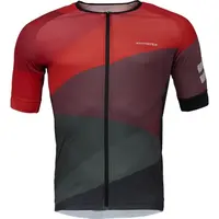 Klimatex VELO Pánsky rozopínací cyklistický dres, červená, veľkosť