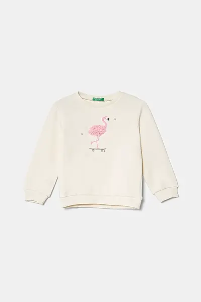 Dětská bavlněná mikina United Colors of Benetton