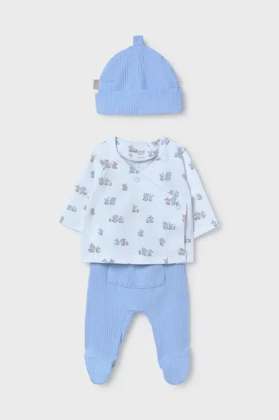 Kojenecká sada Mayoral Newborn modrá barva, 9906