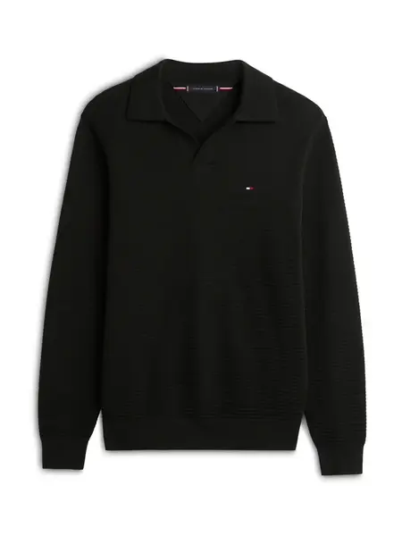 TOMMY HILFIGER Sveter 'JOHNNY'  čierna