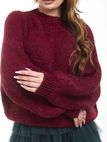 Edoti Women's boxy sweater EL