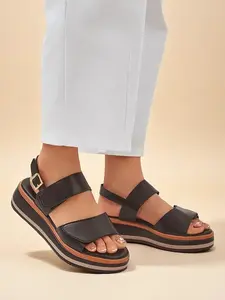 Resti Royal Fashion Women's Thick-Soled Tulip Sandals