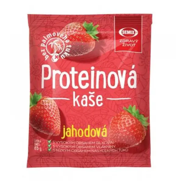 SEMIX Proteinová kaše jahodová 65 g