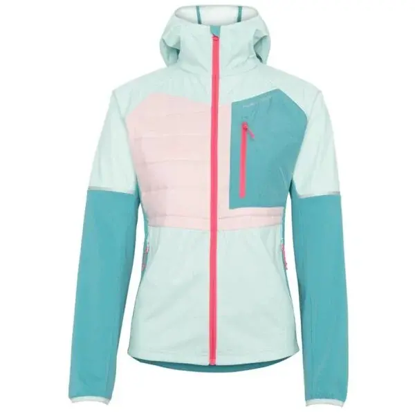 KARI TRAA NIA Dámská hybridní mikina, světle modrá, velikost