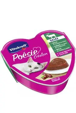 Vitakraft Cat Poésie konzerva želé zvěřina brusinka 85g