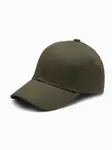 Ombre Men's one-color baseball cap - khaki
