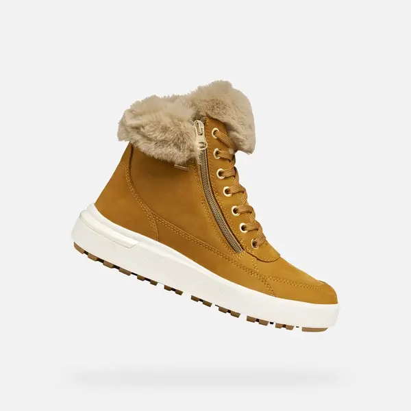 Yellow Women's Ankle Boots Geox Dalyla B ABX - Ladies