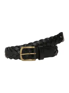 LEVI'S ® Opasky 'Leather Braid Belt'  čierna