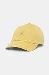 Bavlněná baseballová čepice Tommy Hilfiger žlutá barva, s aplikací, AW0AW17128