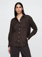 GAP Linen Oversize Shirt Big Shirt - Women's