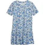 GAP SS PEPLUM Dievčenské šaty, modrá, veľkosť