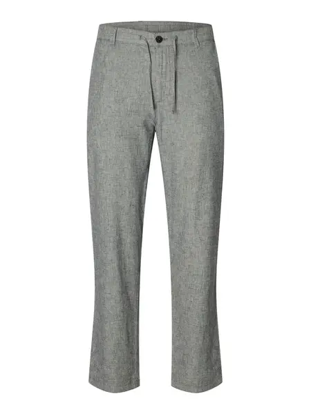 SELECTED Chino nohavice ' Brody '  sivá