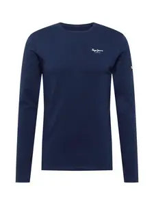 Pepe Jeans Tričko  námornícka modrá / biela