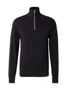 SELECTED Sveter 'SLHBERG'  čierna
