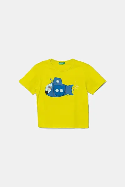 Dětské bavlněné tričko United Colors of Benetton