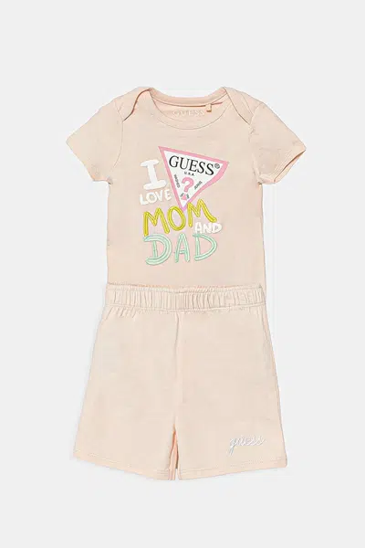 Kojenecká sada Guess růžová barva, H5GW08 K6YW0