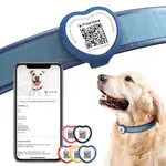 PawView inteligentná známka pre psy a mačky – srdce - Modrá