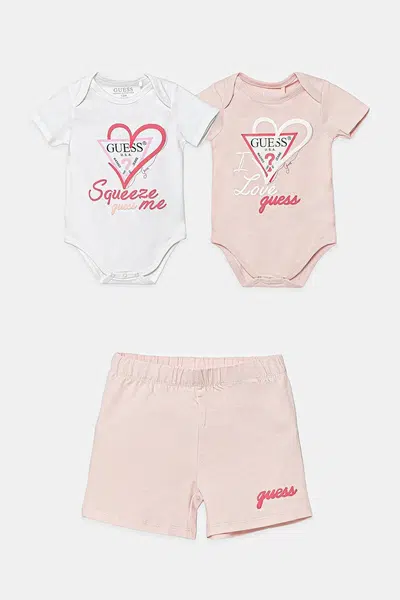 Kojenecká sada Guess růžová barva, H5GW04 K6YW1