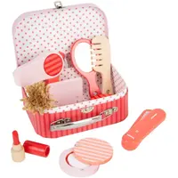 Small foot Wooden Retro Make-up in Case sada hračiek z dreva 3y+ 12 ks