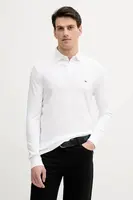 Tričko s dlouhým rukávem Tommy Hilfiger pánské, bílá barva, MW0MW20183