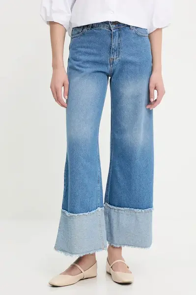 Džíny Answear.LAB dámské, modrá barva