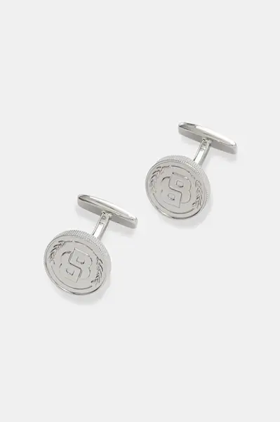 Manžetové knoflíčky BOSS B-COIN-CUF pánské, 50544125