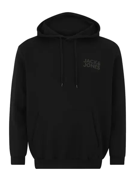 Jack & Jones Plus Sveter 'JJECorp'  sivá / čierna
