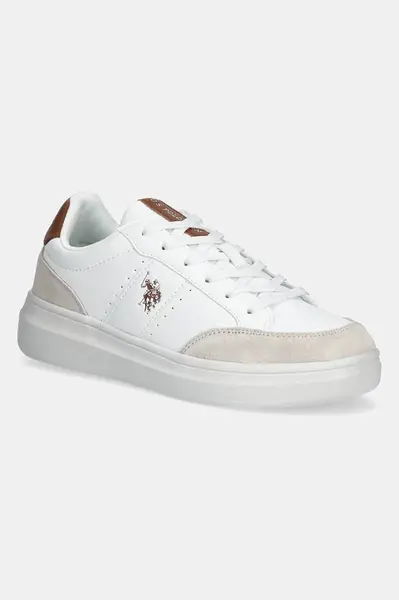 Sneakers boty U.S. Polo Assn. CODY bílá barva, CODY003M/5YS3