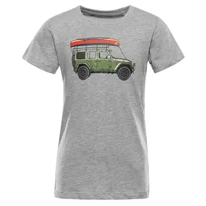 Dětské triko z nemačkavého materiálu alpine pro bigero 2 šedá 164-170