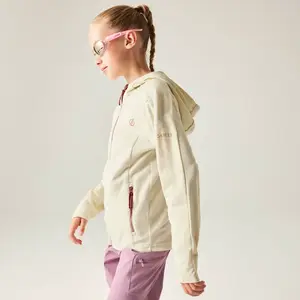 Dětská fleecová mikina dare2b thriving iv bílá 158