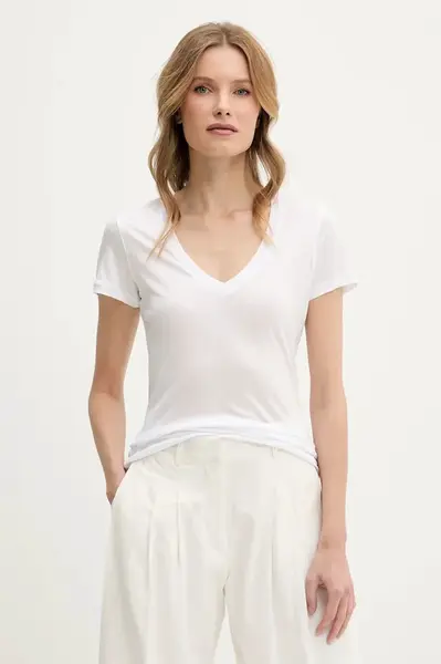 Tričko Guess dámské, bílá barva, W5GP31 KCSX2