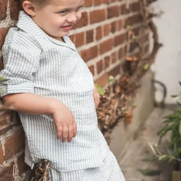 Dětské bavlněné šortky That's mine Isa modrá barva, vzorované, 152563