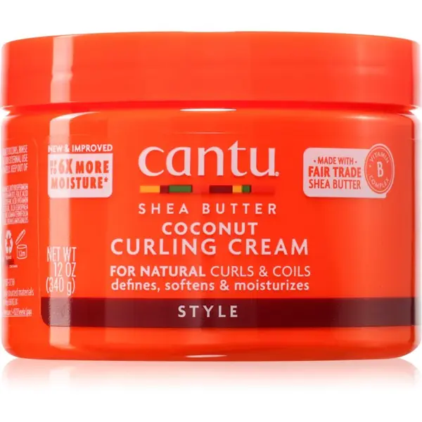 CANTU Shea Butter Curling Cream krém na vlasy pro fixaci a tvar 340 ml